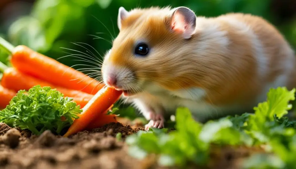 Carrot Tops for Hamsters