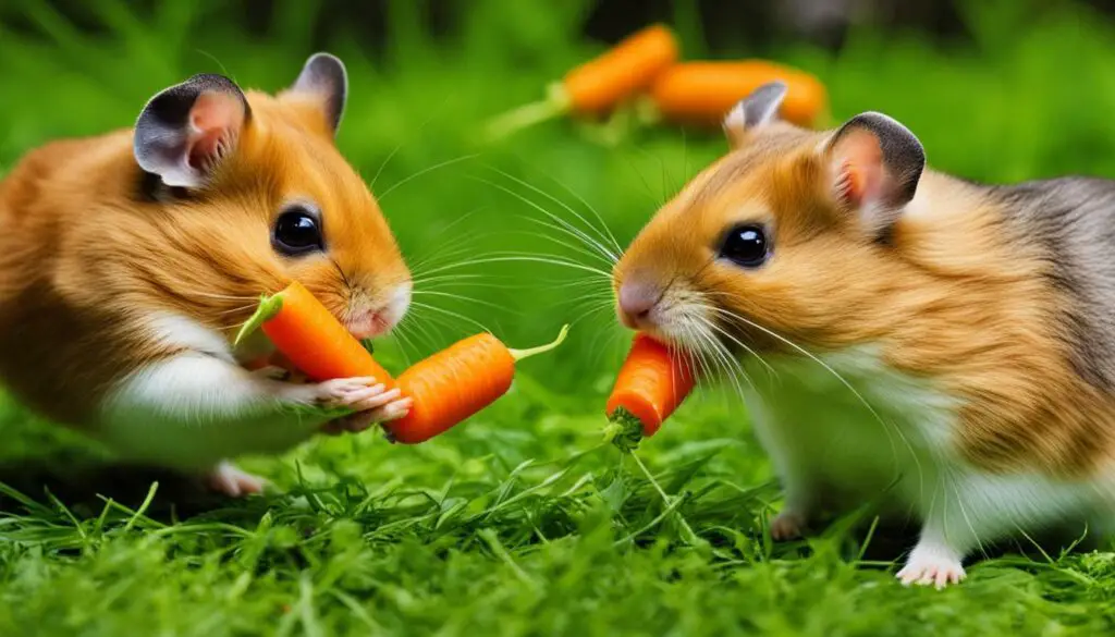 Introducing Carrots to Hamsters
