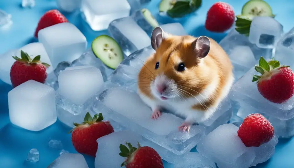 hamster in a cool environment
