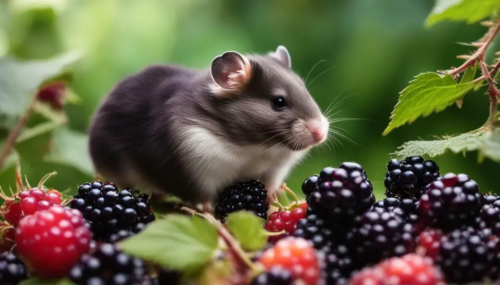 nutritional value of blackberries for hamsters