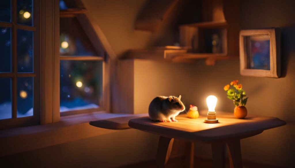 optimal lighting for hamsters