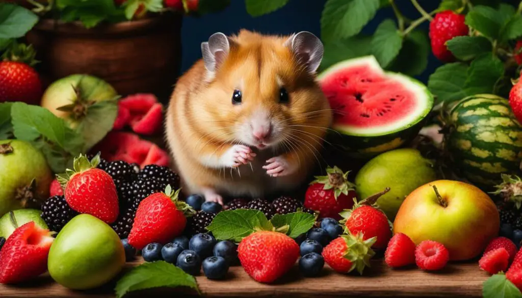 safe fruits for hamsters
