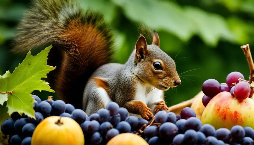 Are Grapes Bad For Squirrels