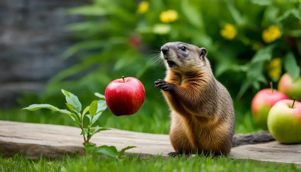 Can Groundhogs Eat Apples