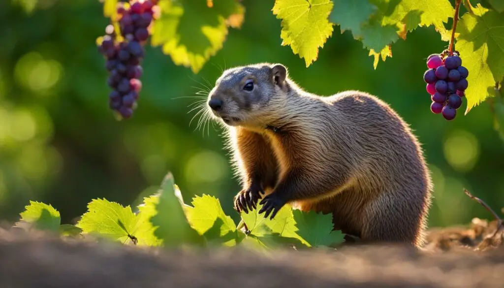 Can Groundhogs Eat Grapes