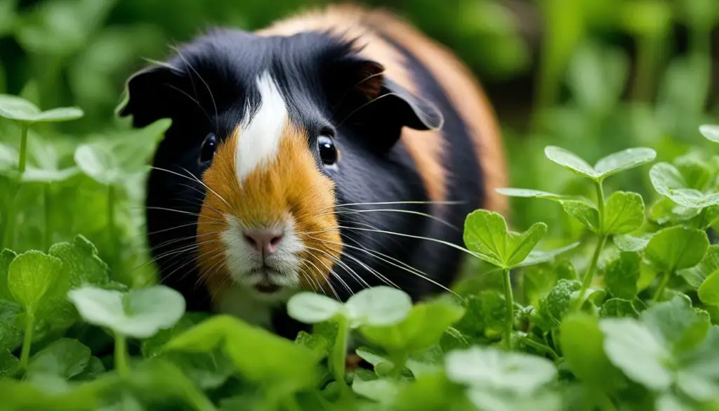 Can Guinea Pigs Eat Clover From The Yard