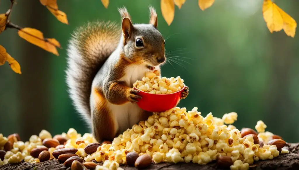 Can Squirrels Eat Buttered Popcorn