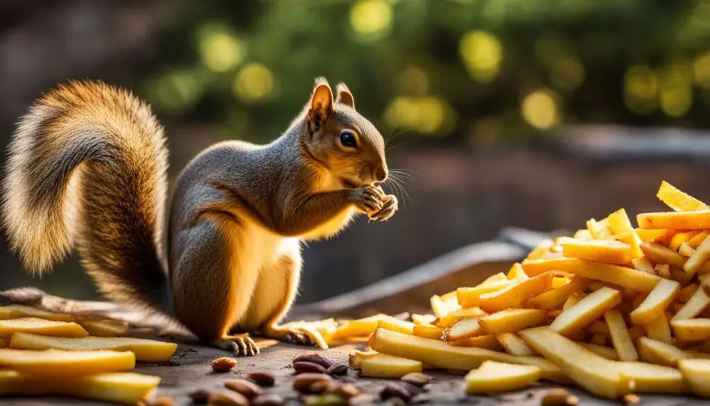 Can Squirrels Eat French Fries