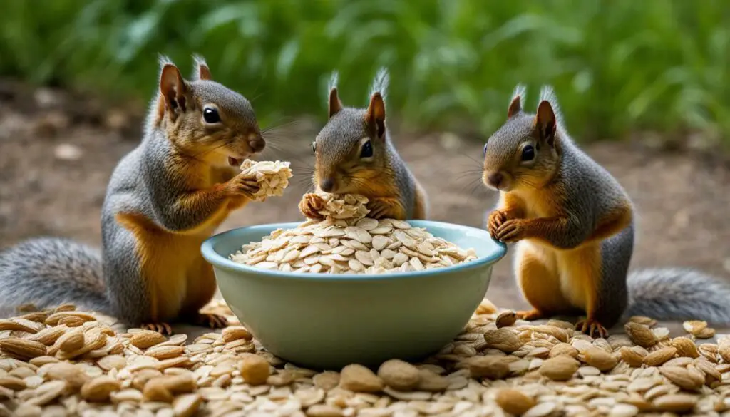 Can Squirrels Eat Uncooked Oatmeal