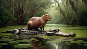 Read more about the article Why Do Capybaras Ride Alligators?