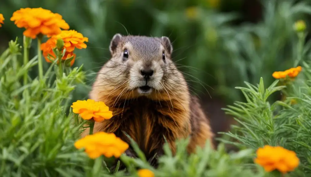 Do Groundhogs Eat Marigolds