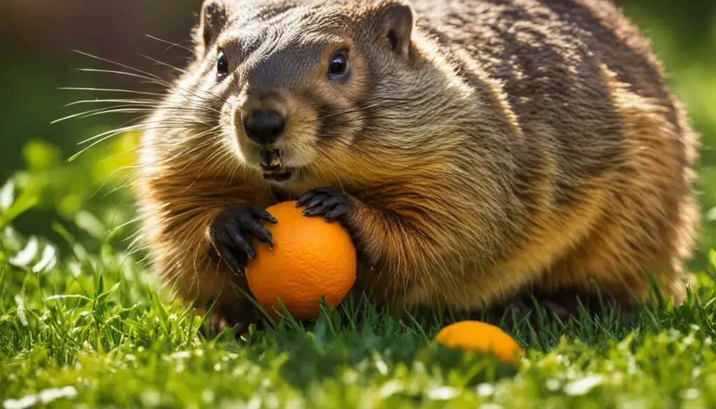 Do Groundhogs Eat Oranges