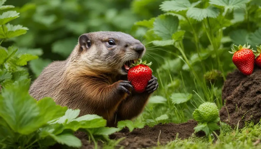 Do Groundhogs Like Strawberries