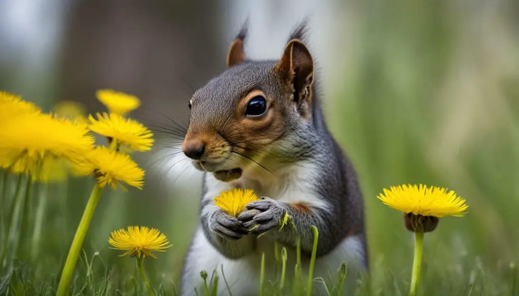 Do Squirrels Eat Dandelions