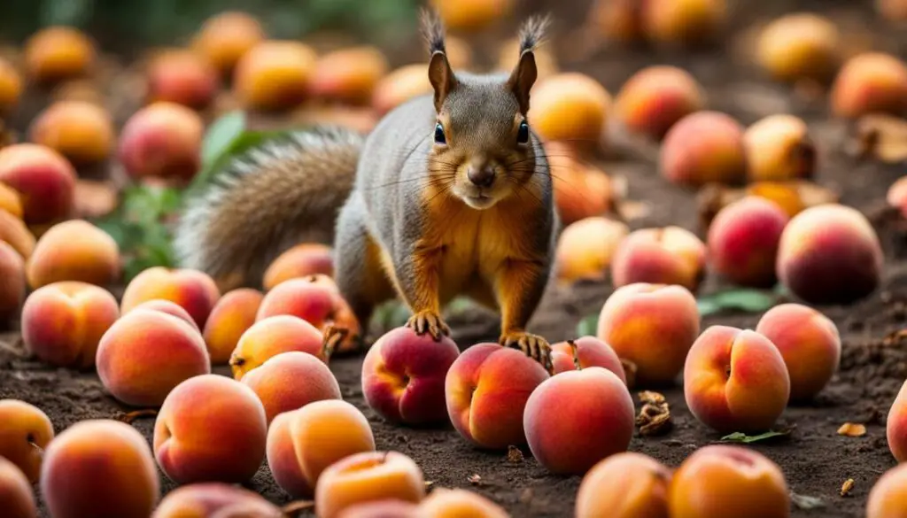 Do Squirrels Eat Peach Pits