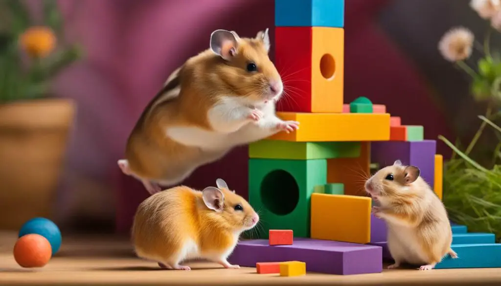 Playful Activities Between Hamsters