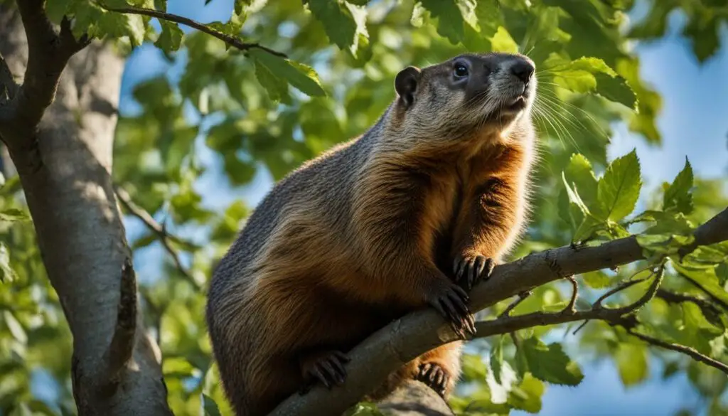 Why Do Groundhogs Climb Trees