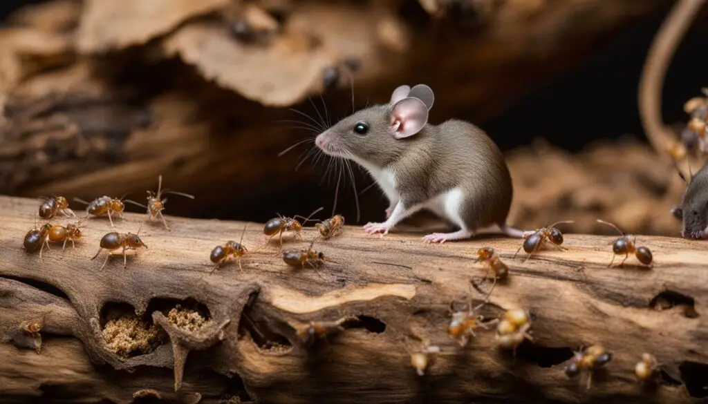 ant consumption by mice