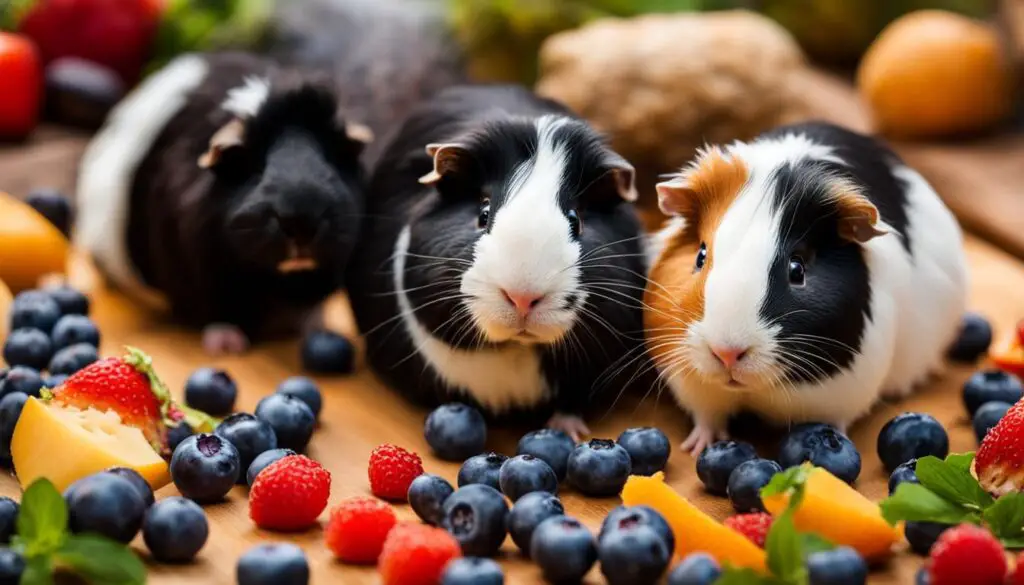 can guinea pigs eat blueberries