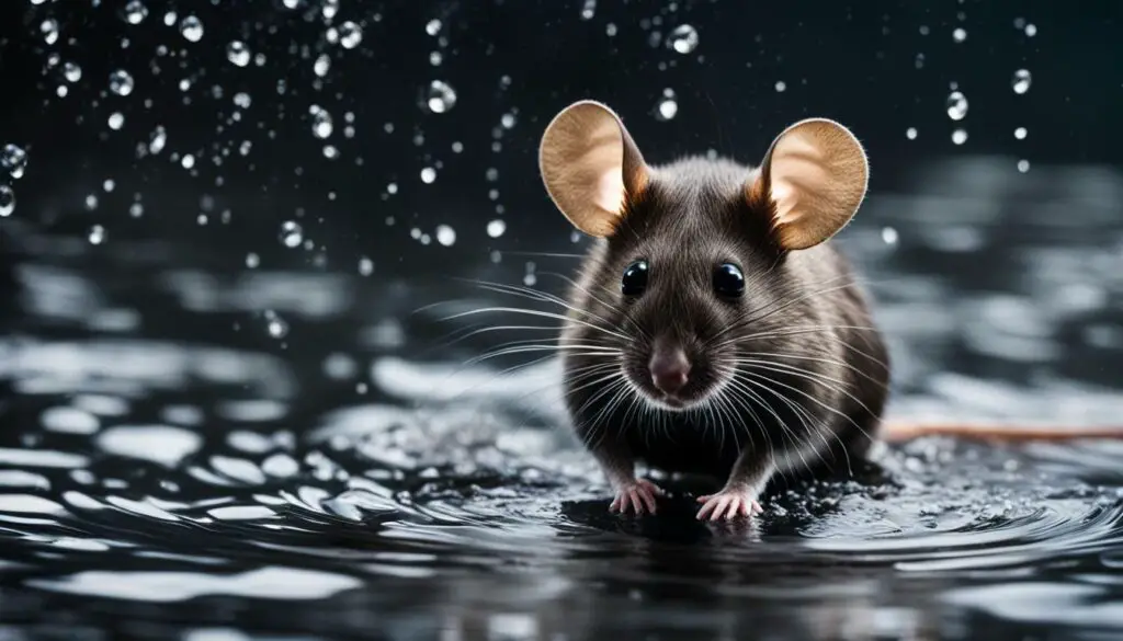 can mice drown in water