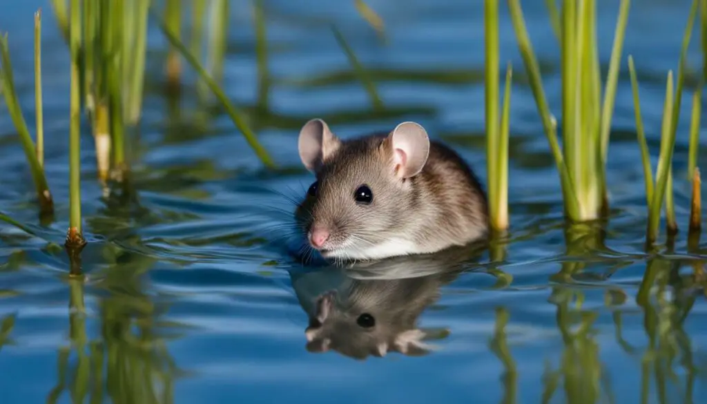 can mice float in water