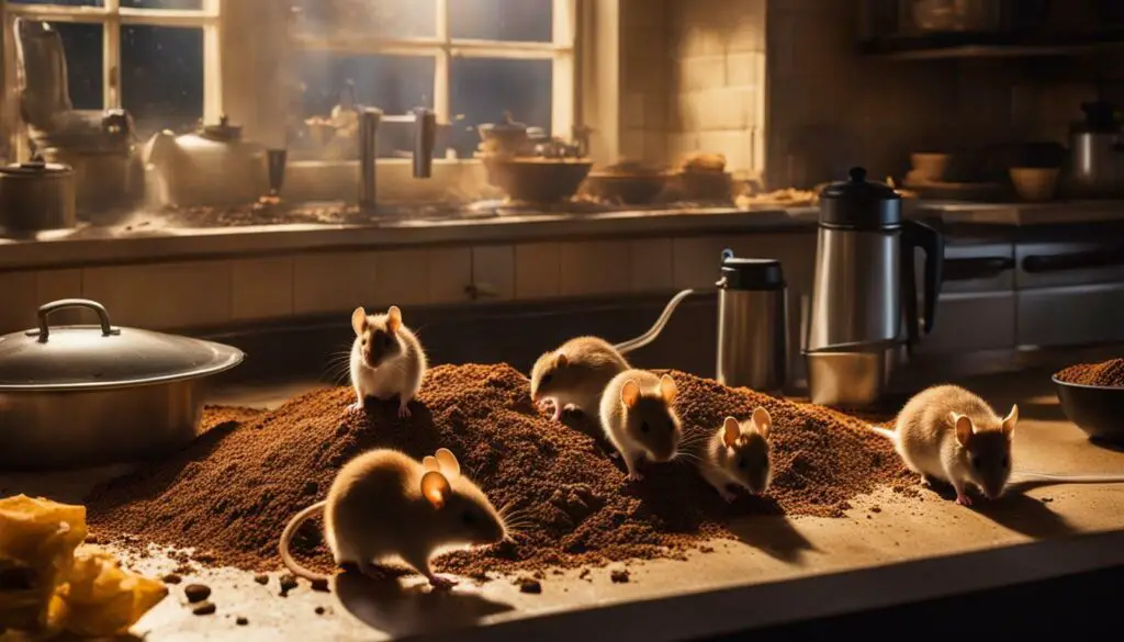 coffee grounds and mice infestations