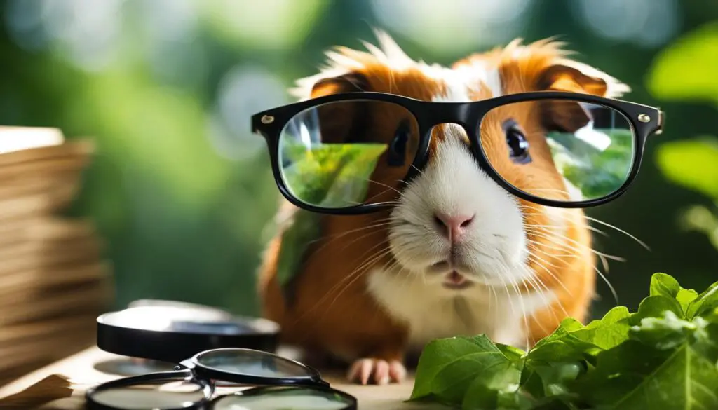 do guinea pigs have good eyesight