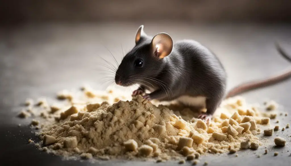 flour in rodents' diet