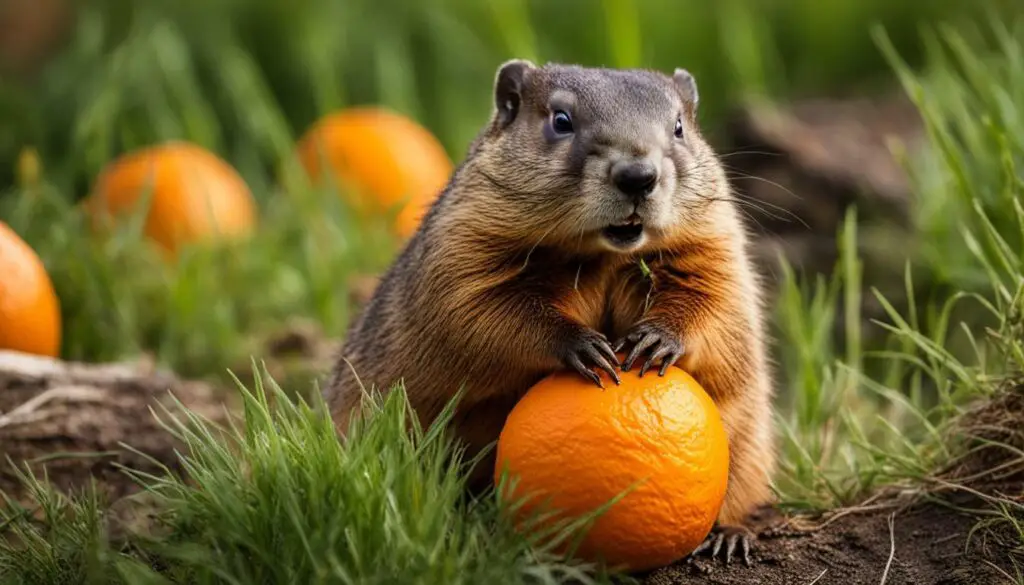 groundhog orange consumption
