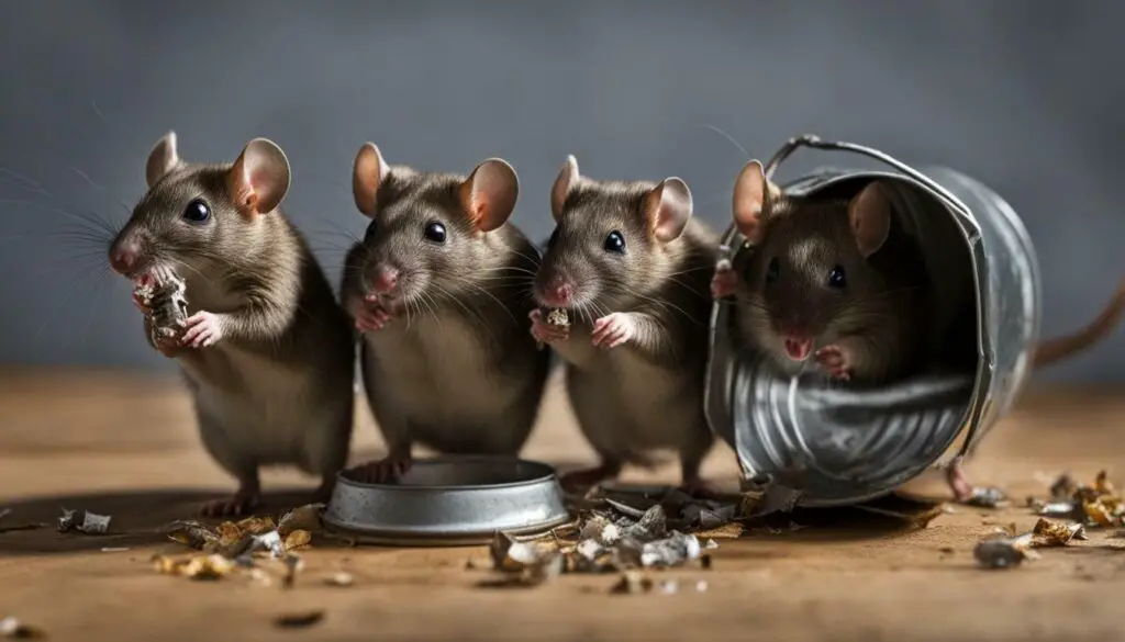 mice chewing through materials