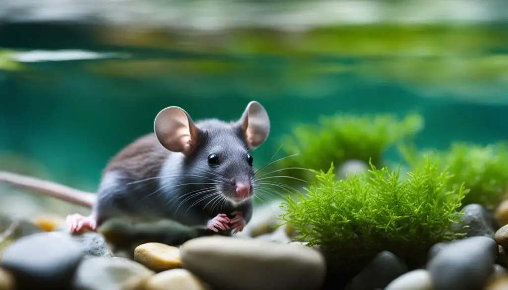 mouse habitat and water behavior