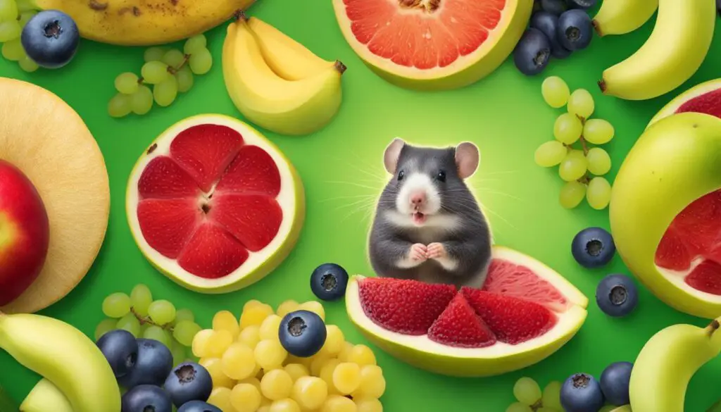 safe fruits for hamsters