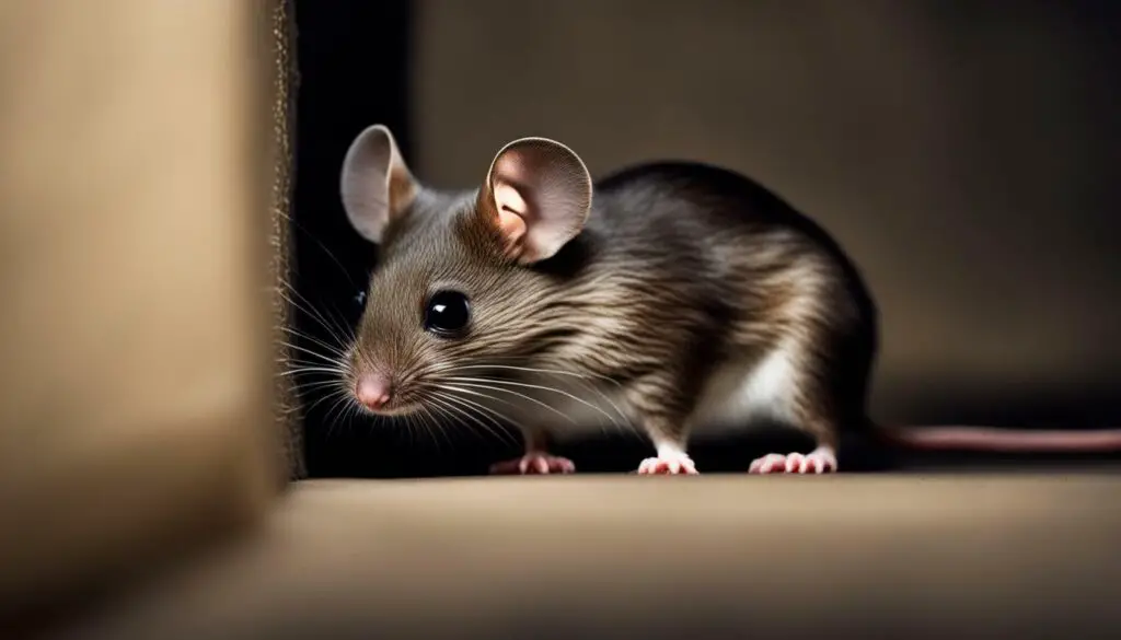 signs of fear in mice