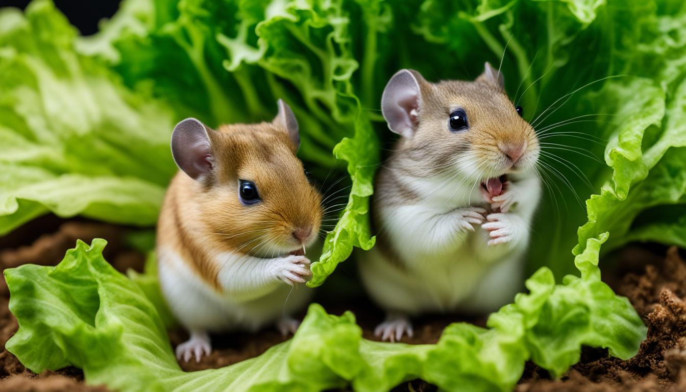 You are currently viewing Can Gerbils Eat Romaine Lettuce: A Guide for Pet Owners