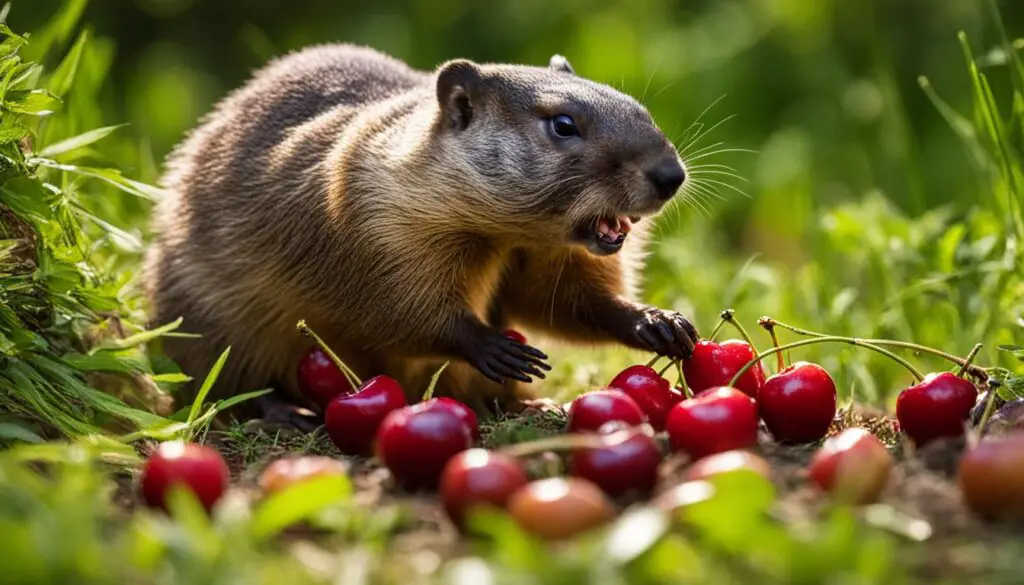 Do Groundhogs Eat Cherries