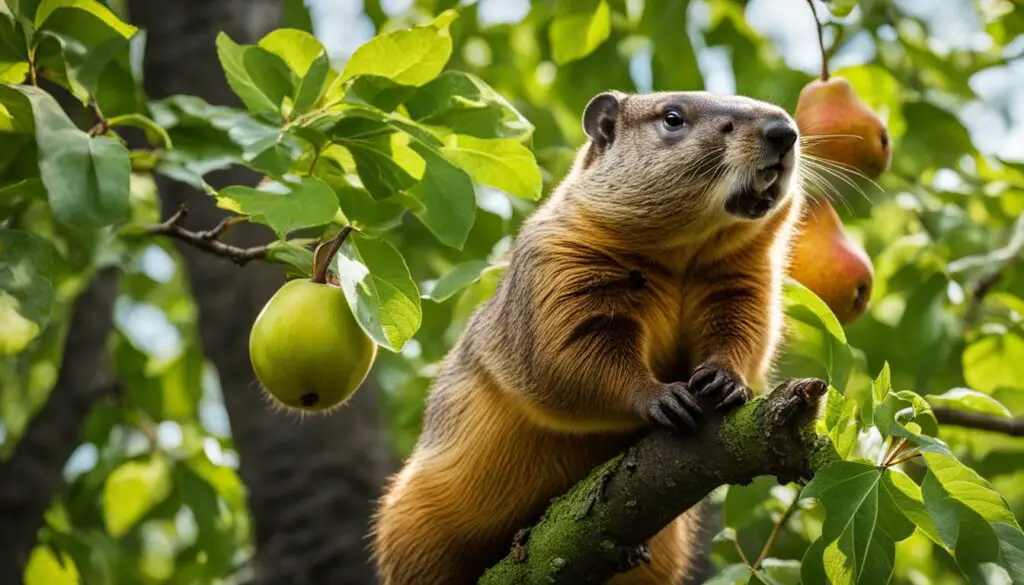 Do Groundhogs Eat Pears