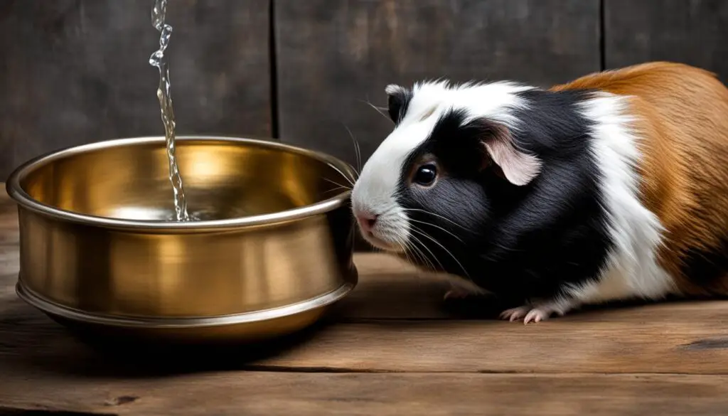 can guinea pigs drink from a bowl