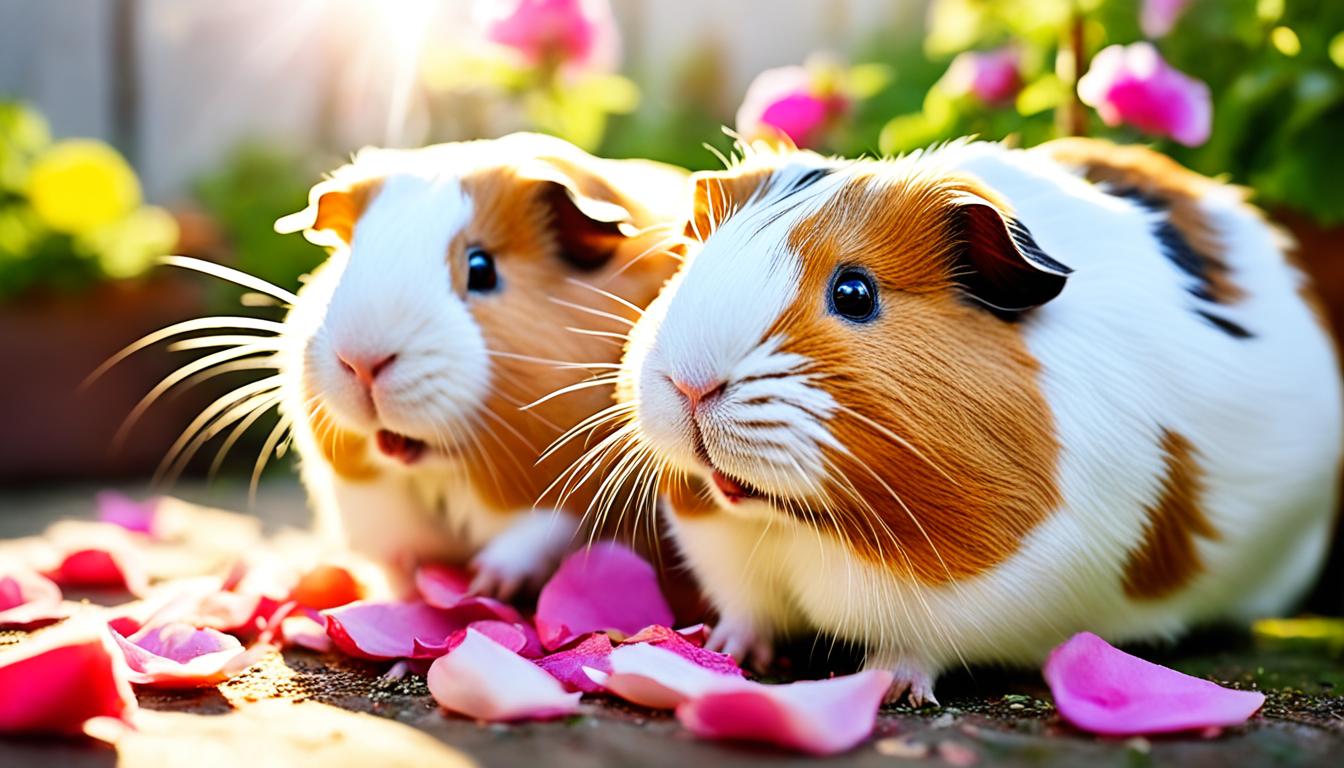 View of Rose Petal Snacks for Guinea Pigs: Safe or Not?